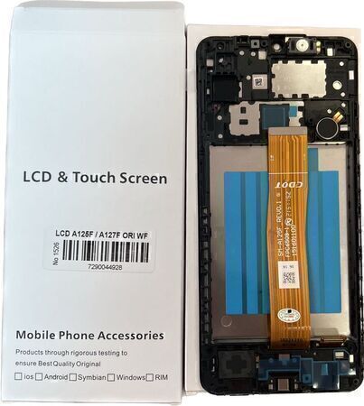 מסך GALAXY A12 A125 / A127 כולל מסגרת