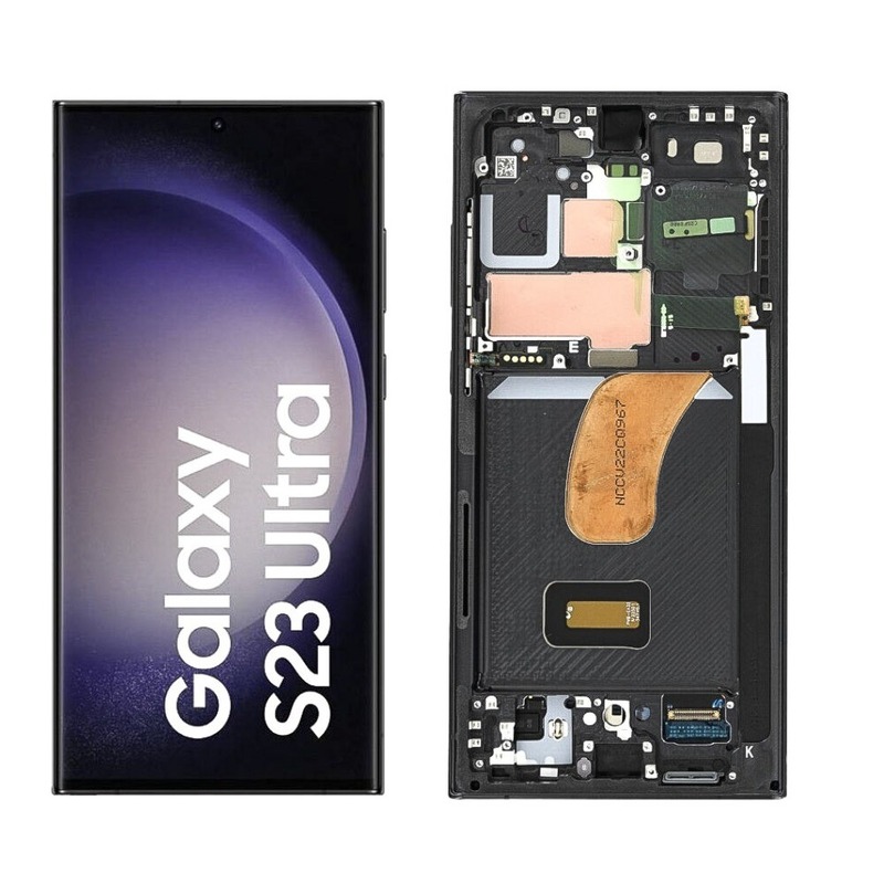 מסך GALAXY S23 ULTRA / S918 מקורי חדש שחור