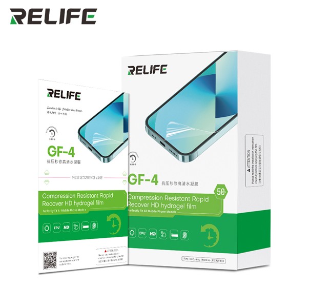 מגן מסך סיליקון RELIFE GF-4 לחיתוך במכונה 50 יח באריזה