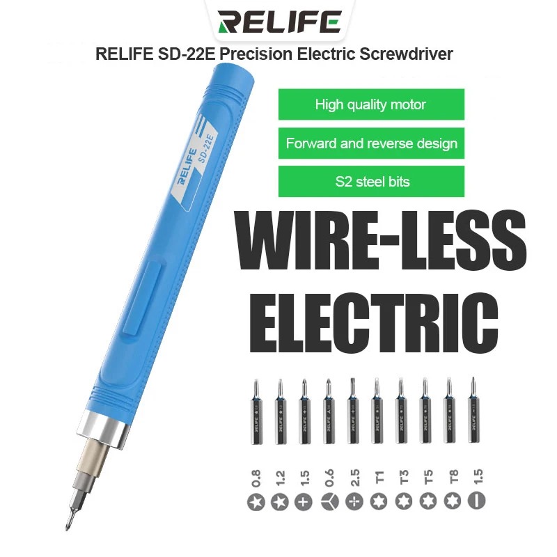 מברגה חשמלית נטענת RELIFE SD-22E