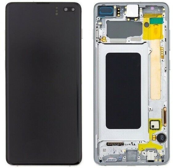 מסך GALAXY S10 PLUS / G975 מקורי ברונזה / לבן